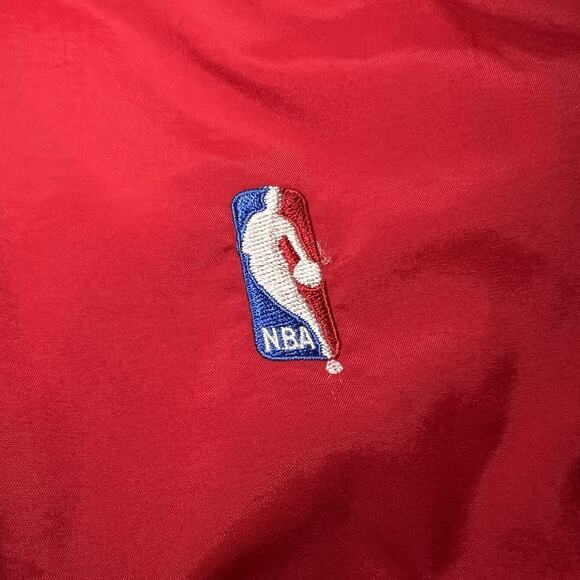 Champion Chicago Bulls Pregame Warm-Up Jacket Size XL Red Black VTG 90s RARE MJ - Picture 5 of 16